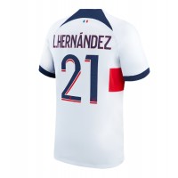 Paris Saint-Germain Lucas Hernandez #21 Bortatröja 2023-24 Korta ärmar